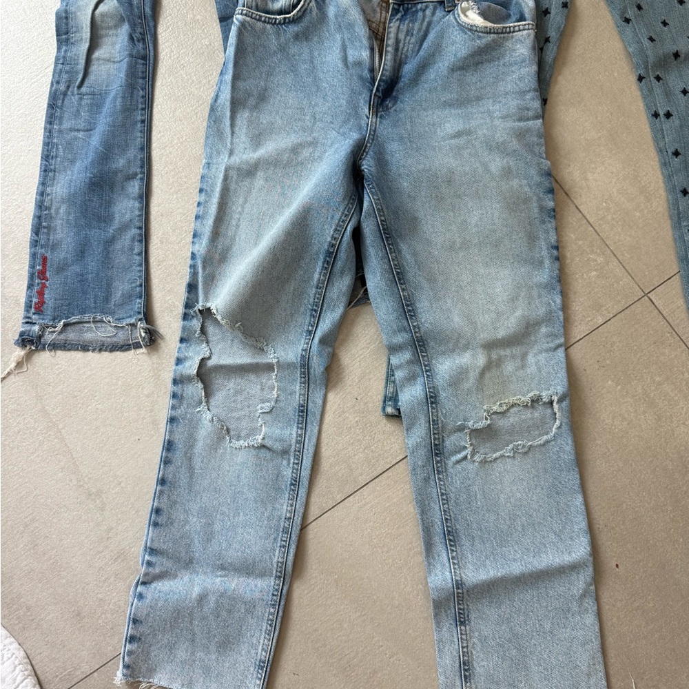 Light Blue Jeans straight leg
